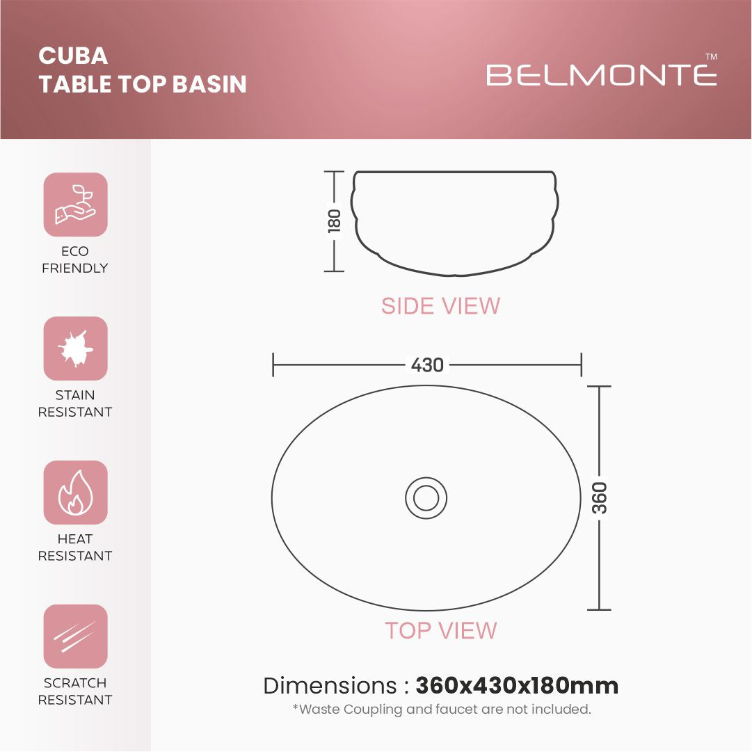 Designer Table Top (Cuba TT WB03)