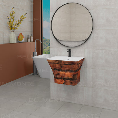 Designer One Piece Half Basin (Cubix 03)