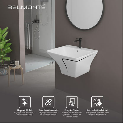 Designer One Piece Half Basin (Cubix 18)