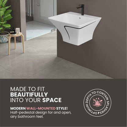 Designer One Piece Half Basin (Cubix 18)