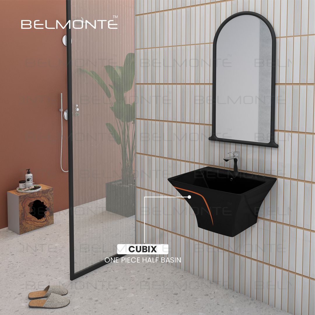 Designer One Piece Half Basin (Cubix 19)