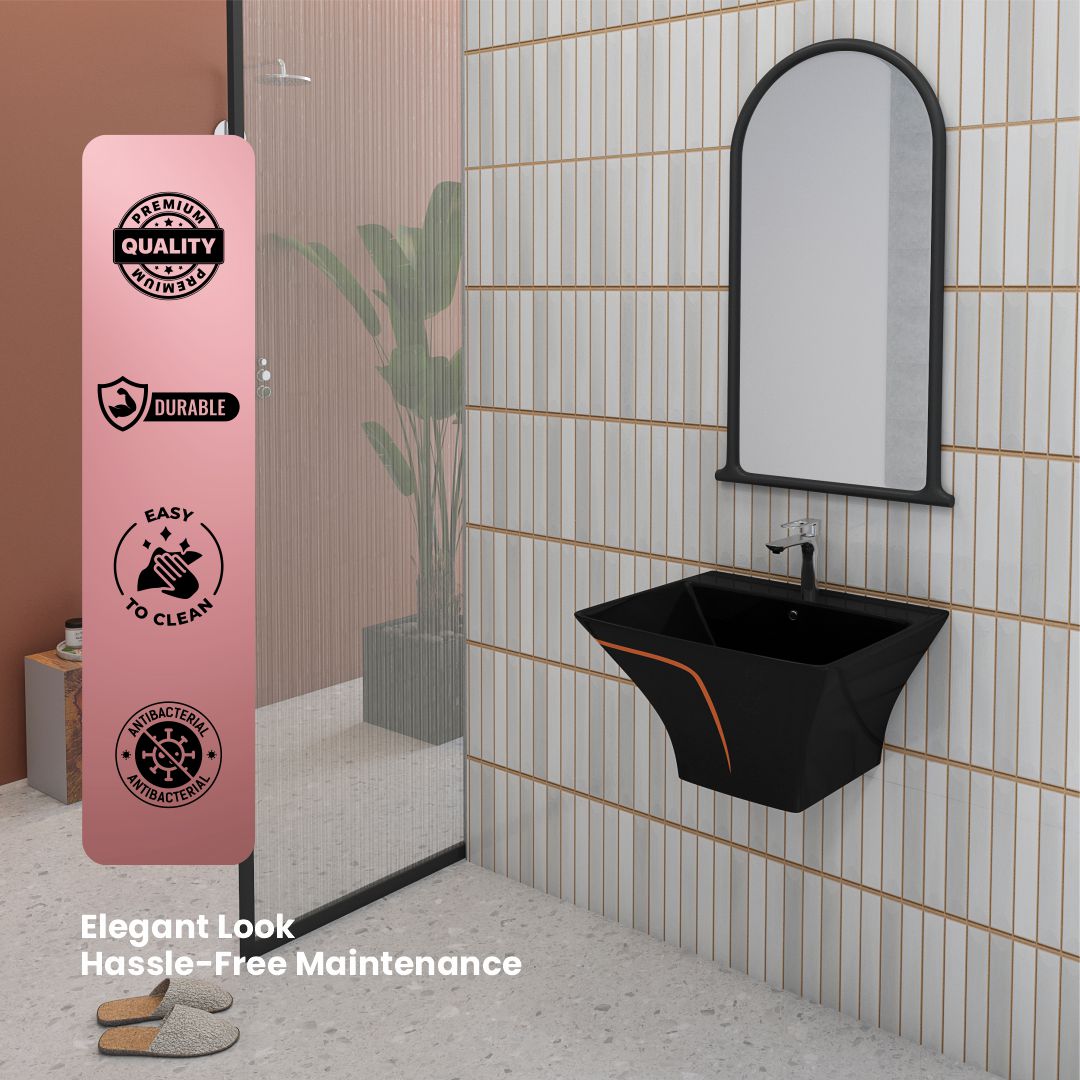 Designer One Piece Half Basin (Cubix 19)