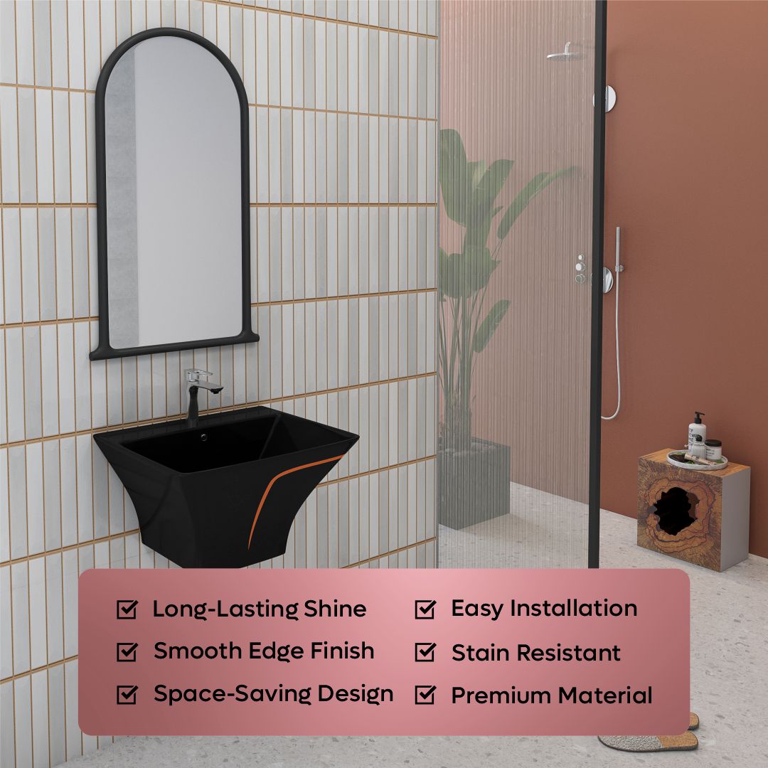 Designer One Piece Half Basin (Cubix 19)