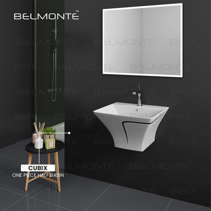 Designer One Piece Half Basin (Cubix 41)