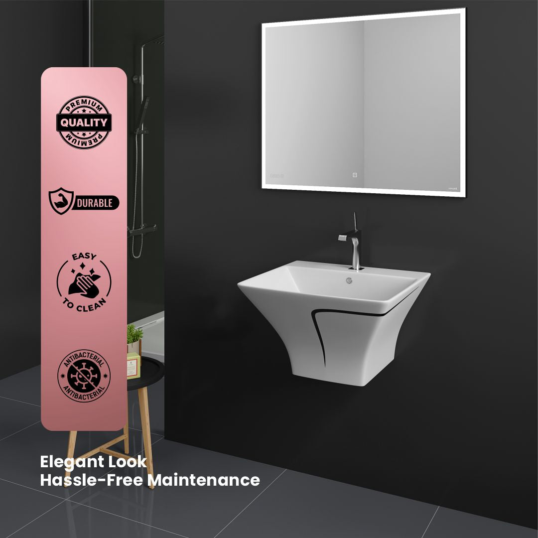 Designer One Piece Half Basin (Cubix 41)