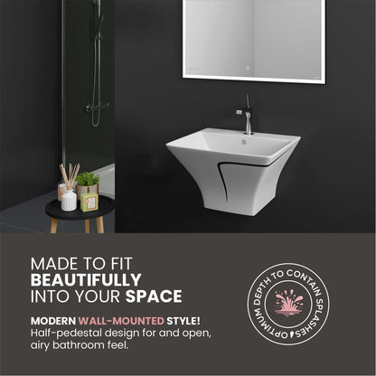 Designer One Piece Half Basin (Cubix 41)