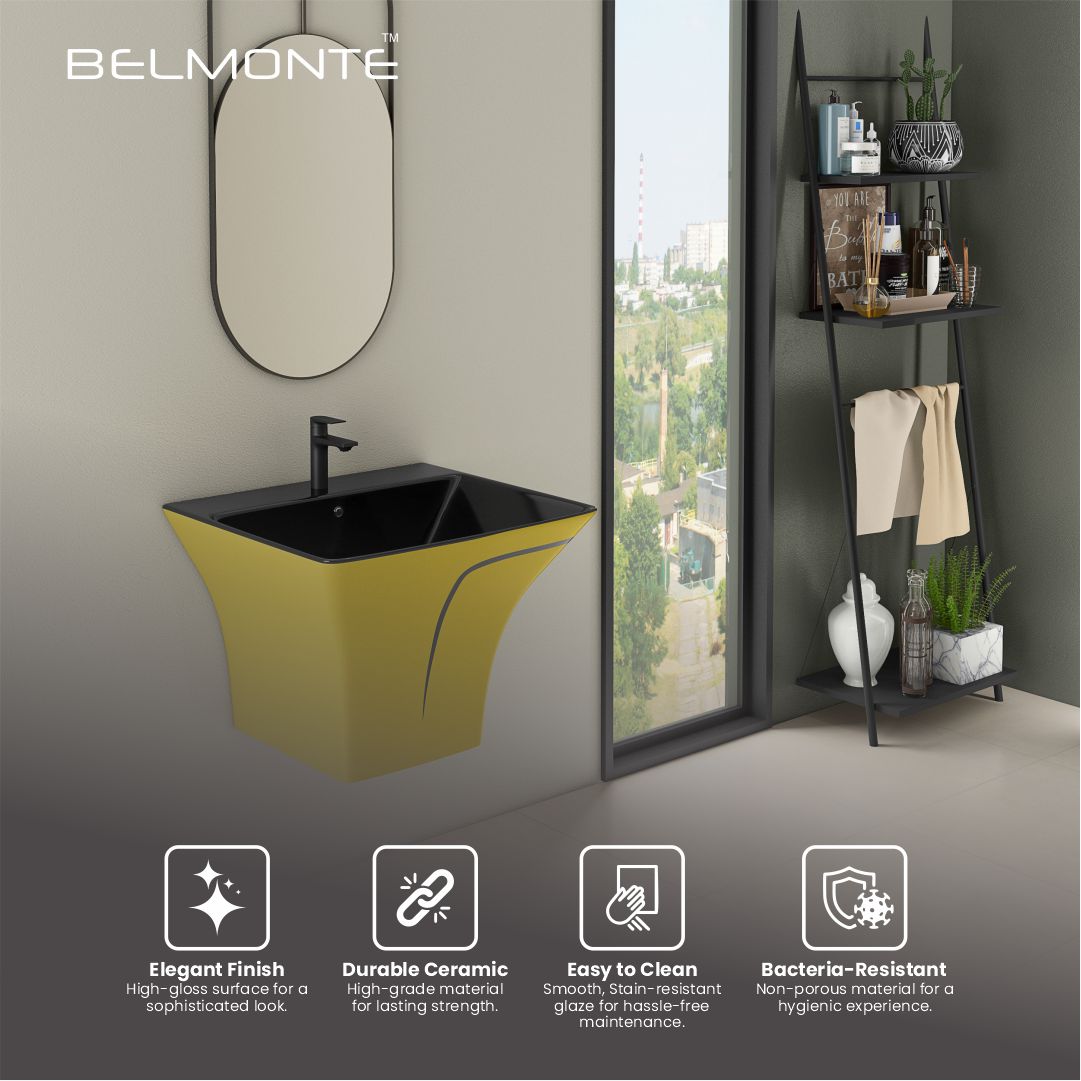 Designer One Piece Half Basin (Cubix 43)