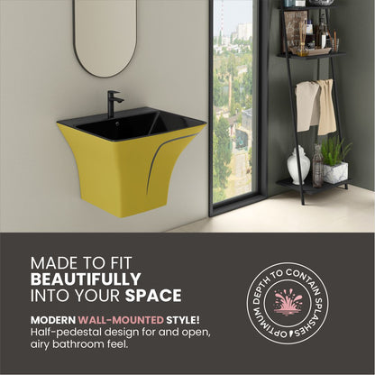 Designer One Piece Half Basin (Cubix 43)