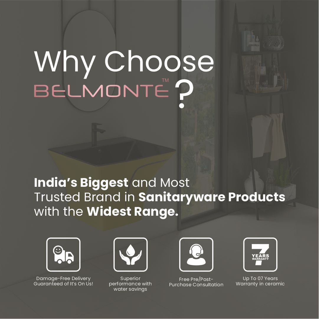 Designer One Piece Half Basin (Cubix 43)