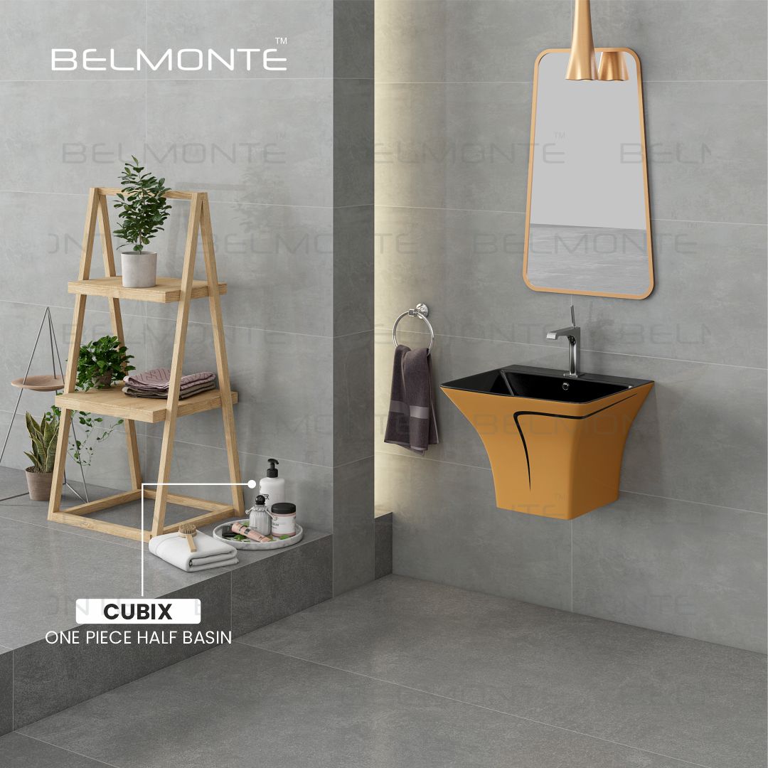 Designer One Piece Half Basin (Cubix 44)