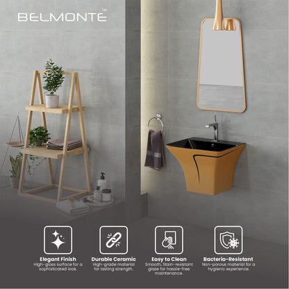 Designer One Piece Half Basin (Cubix 44)