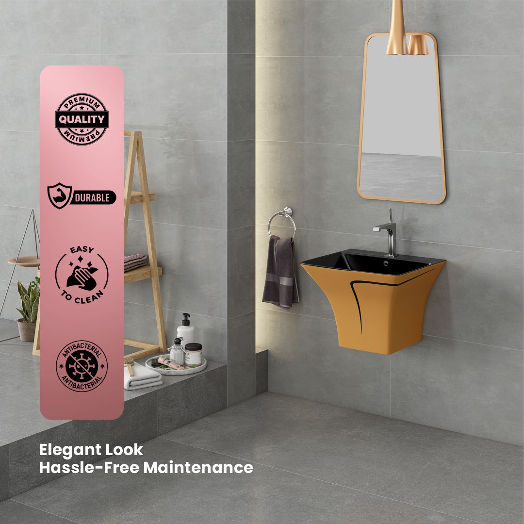 Designer One Piece Half Basin (Cubix 44)