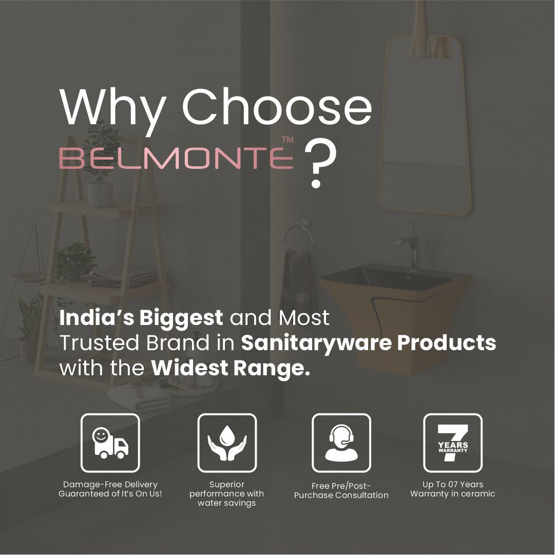 Designer One Piece Half Basin (Cubix 44)