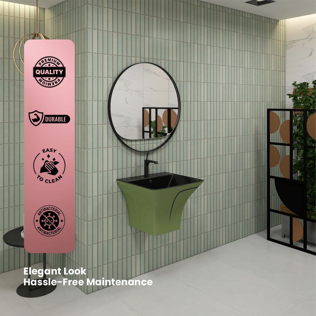 Designer One Piece Half Basin (Cubix 50)