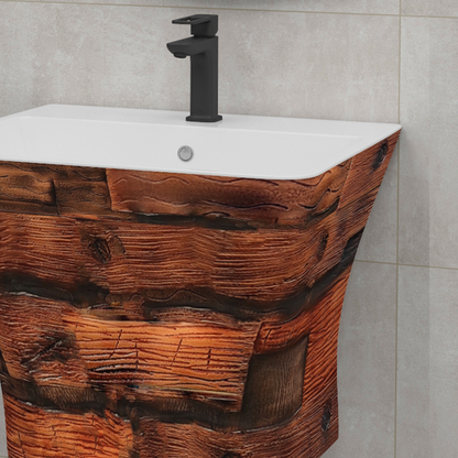 Designer One Piece Half Basin (Cubix 03)