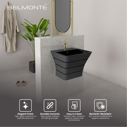 Designer One Piece Half Basin (Cubix 05)