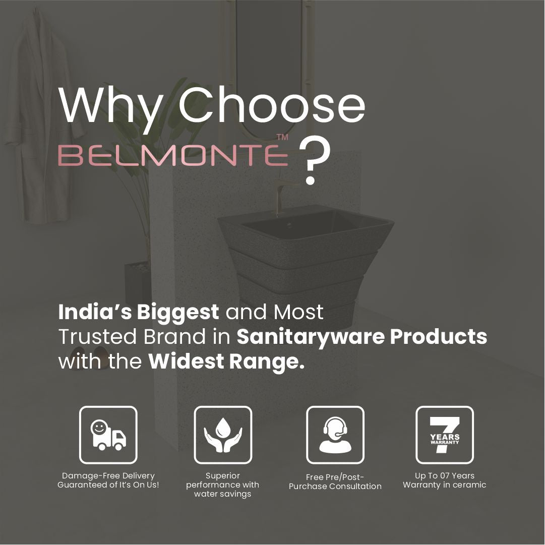 Designer One Piece Half Basin (Cubix 05)