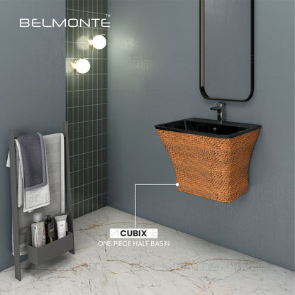 Designer One Piece Half Basin (Cubix 11)