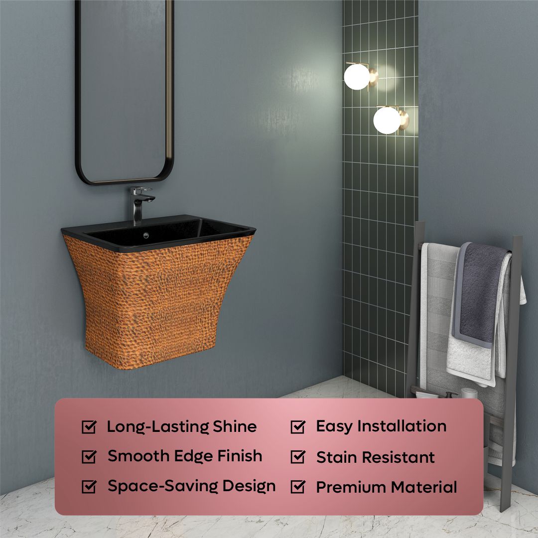 Designer One Piece Half Basin (Cubix 11)