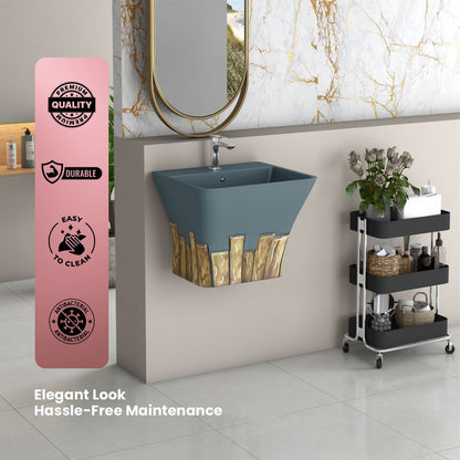 Designer One Piece Half Basin (Cubix 23)