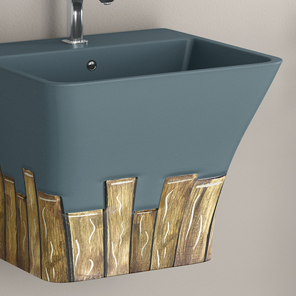 Designer One Piece Half Basin (Cubix 23)