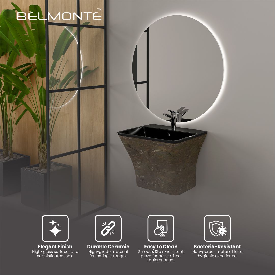 Designer One Piece Half Basin (Cubix 27)