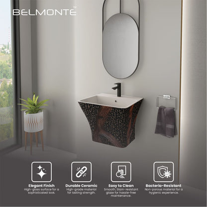 Designer One Piece Half Basin (Cubix 29)