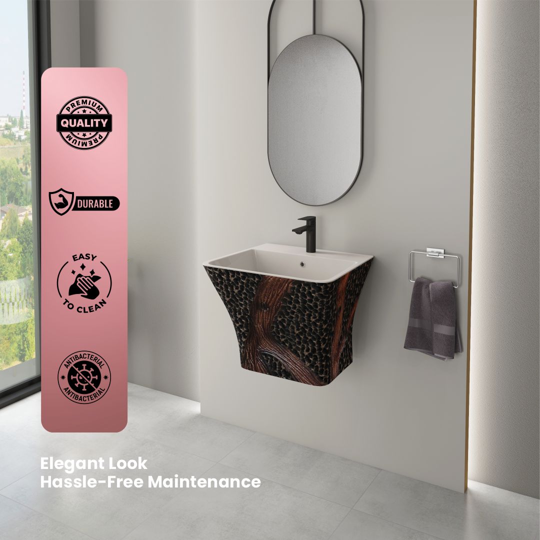 Designer One Piece Half Basin (Cubix 29)