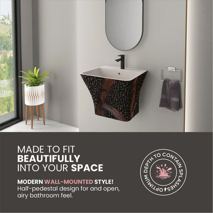 Designer One Piece Half Basin (Cubix 29)
