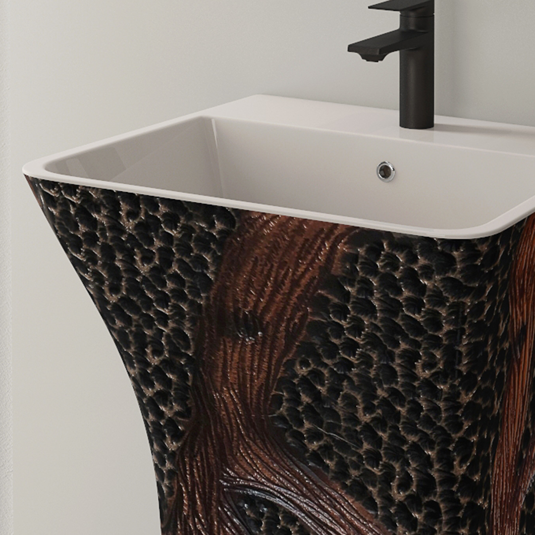 Designer One Piece Half Basin (Cubix 29)