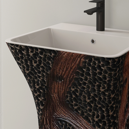 Designer One Piece Half Basin (Cubix 29)
