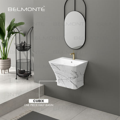 Designer One Piece Half Basin (Cubix 35)