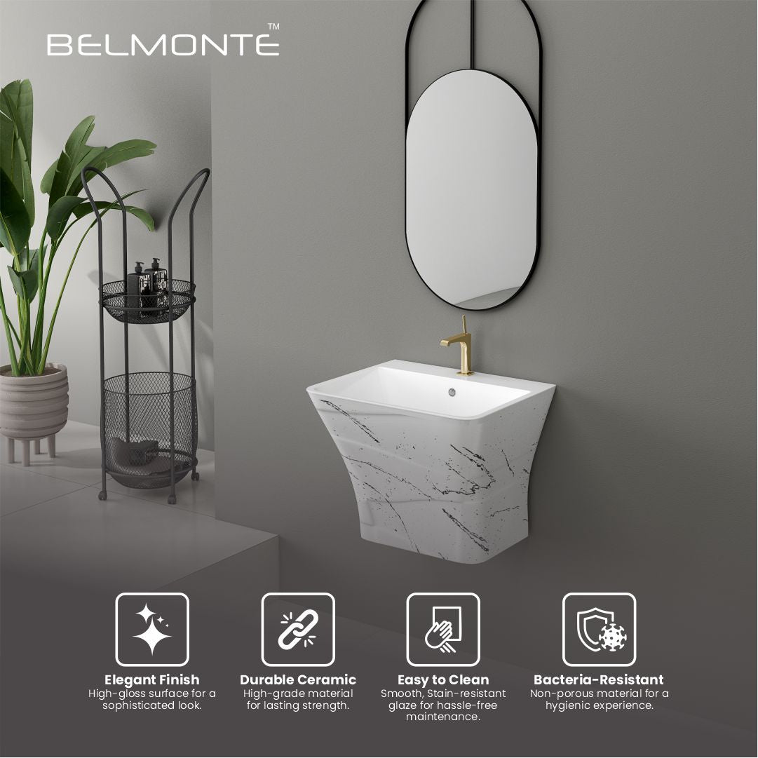 Designer One Piece Half Basin (Cubix 35)