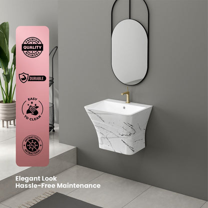 Designer One Piece Half Basin (Cubix 35)