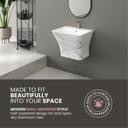Designer One Piece Half Basin (Cubix 35)