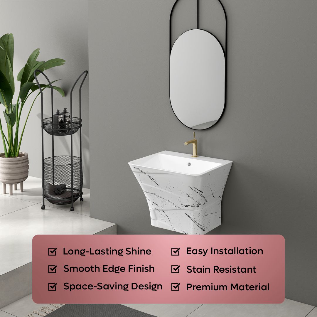 Designer One Piece Half Basin (Cubix 35)