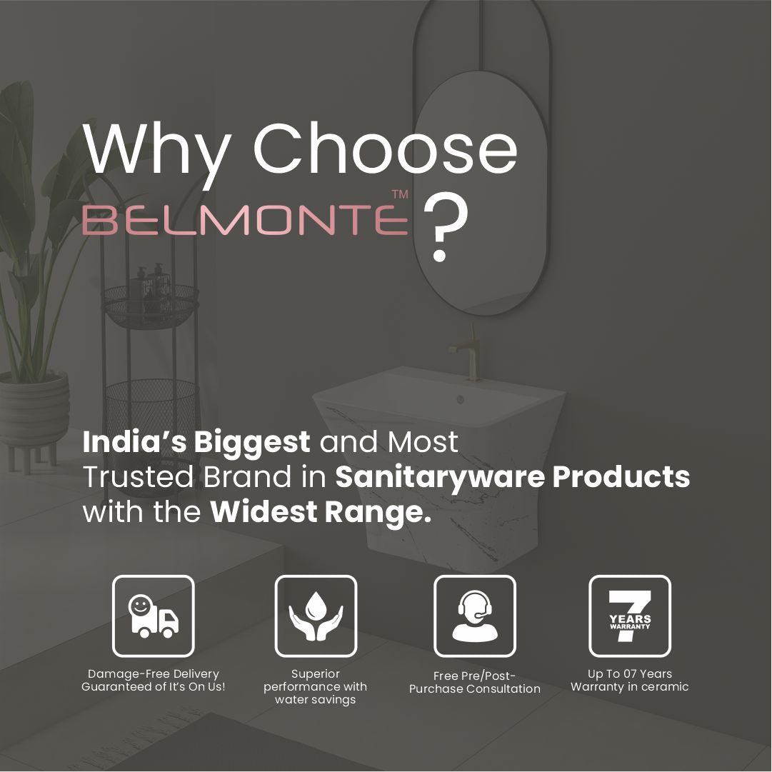 Designer One Piece Half Basin (Cubix 35)