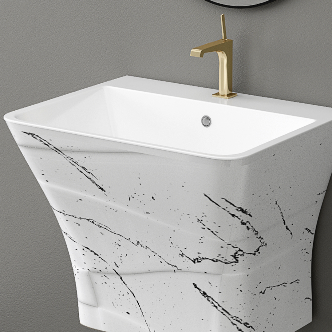 Designer One Piece Half Basin (Cubix 35)