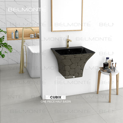 Designer One Piece Half Basin (Cubix 28)