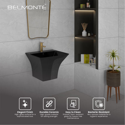 Designer One Piece Half Basin (Cubix 36)