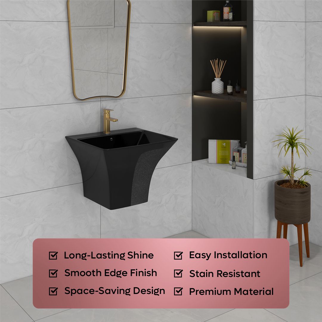 Designer One Piece Half Basin (Cubix 36)