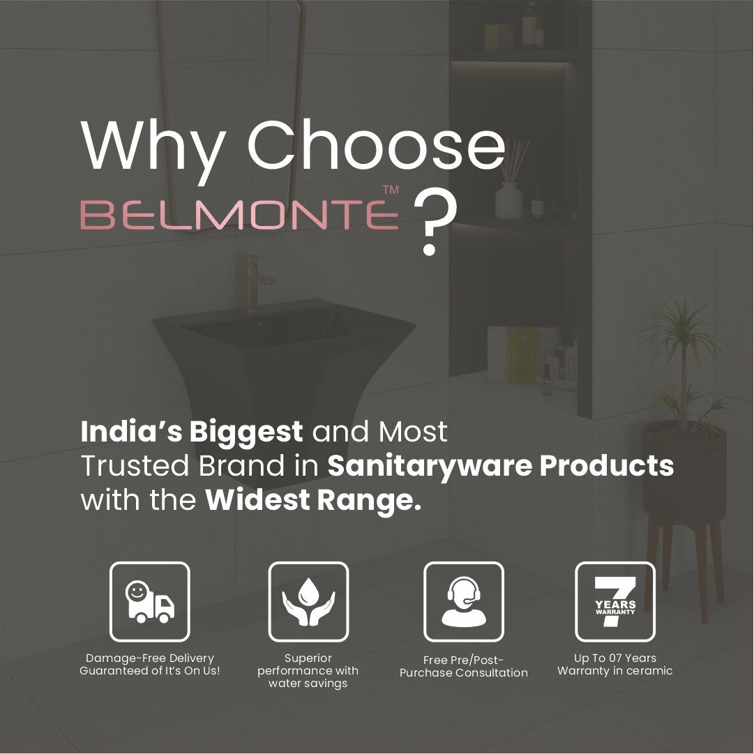 Designer One Piece Half Basin (Cubix 36)