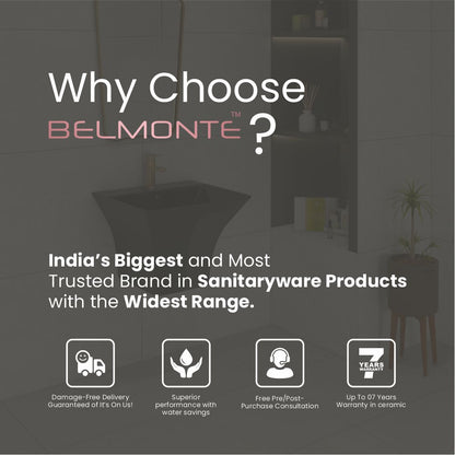 Designer One Piece Half Basin (Cubix 36)