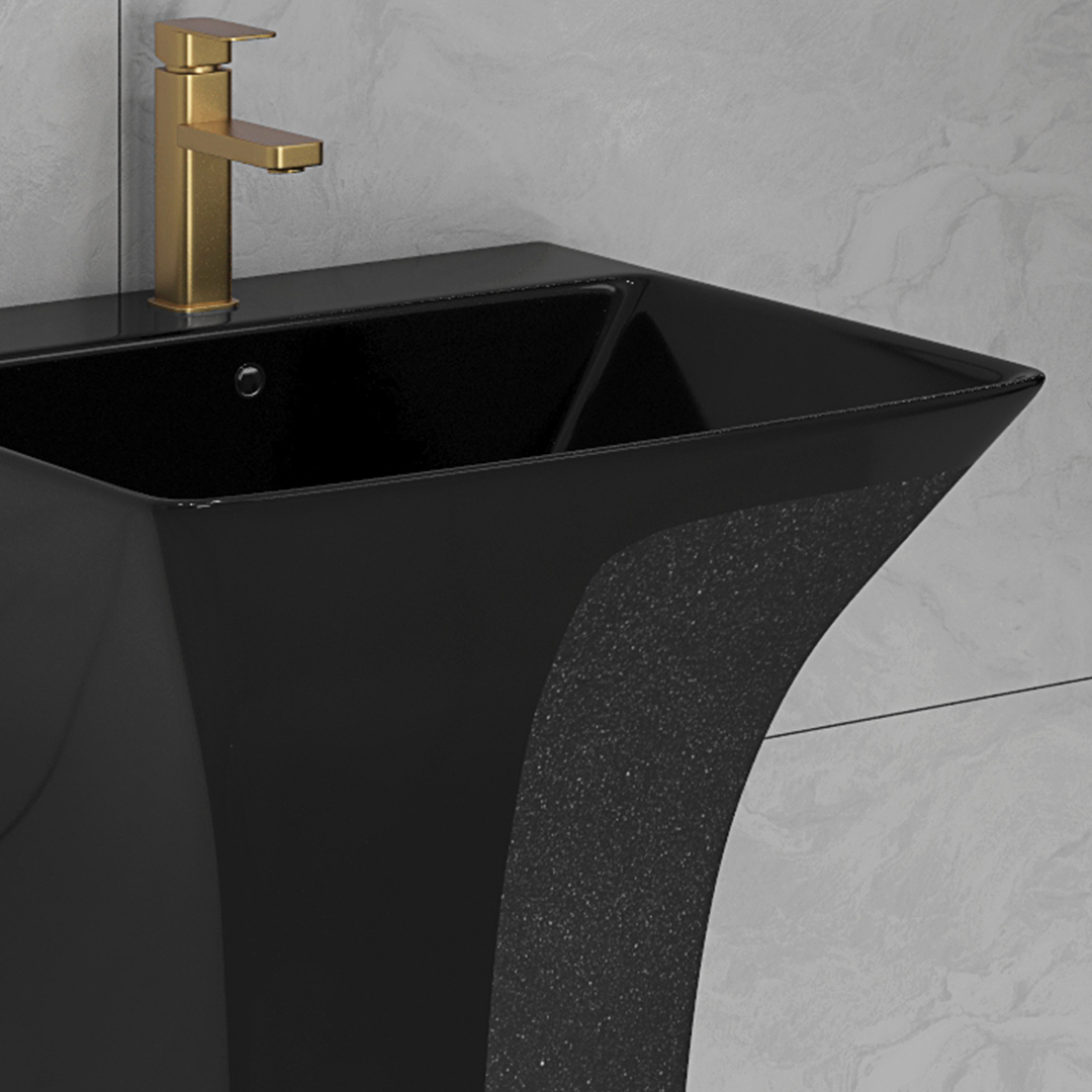 Designer One Piece Half Basin (Cubix 36)