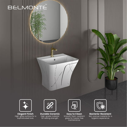 Designer One Piece Half Basin (Cubix 37)