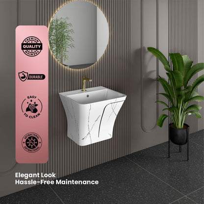 Designer One Piece Half Basin (Cubix 37)