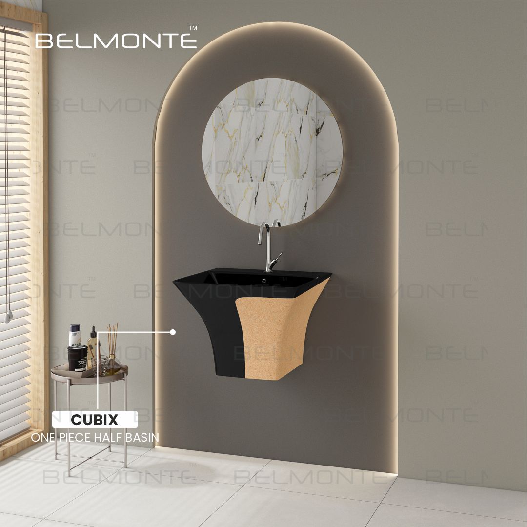 Designer One Piece Half Basin (Cubix 40)