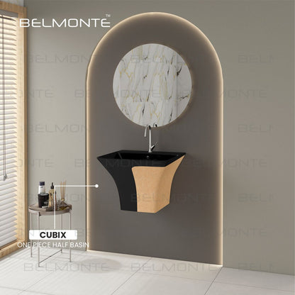 Designer One Piece Half Basin (Cubix 40)