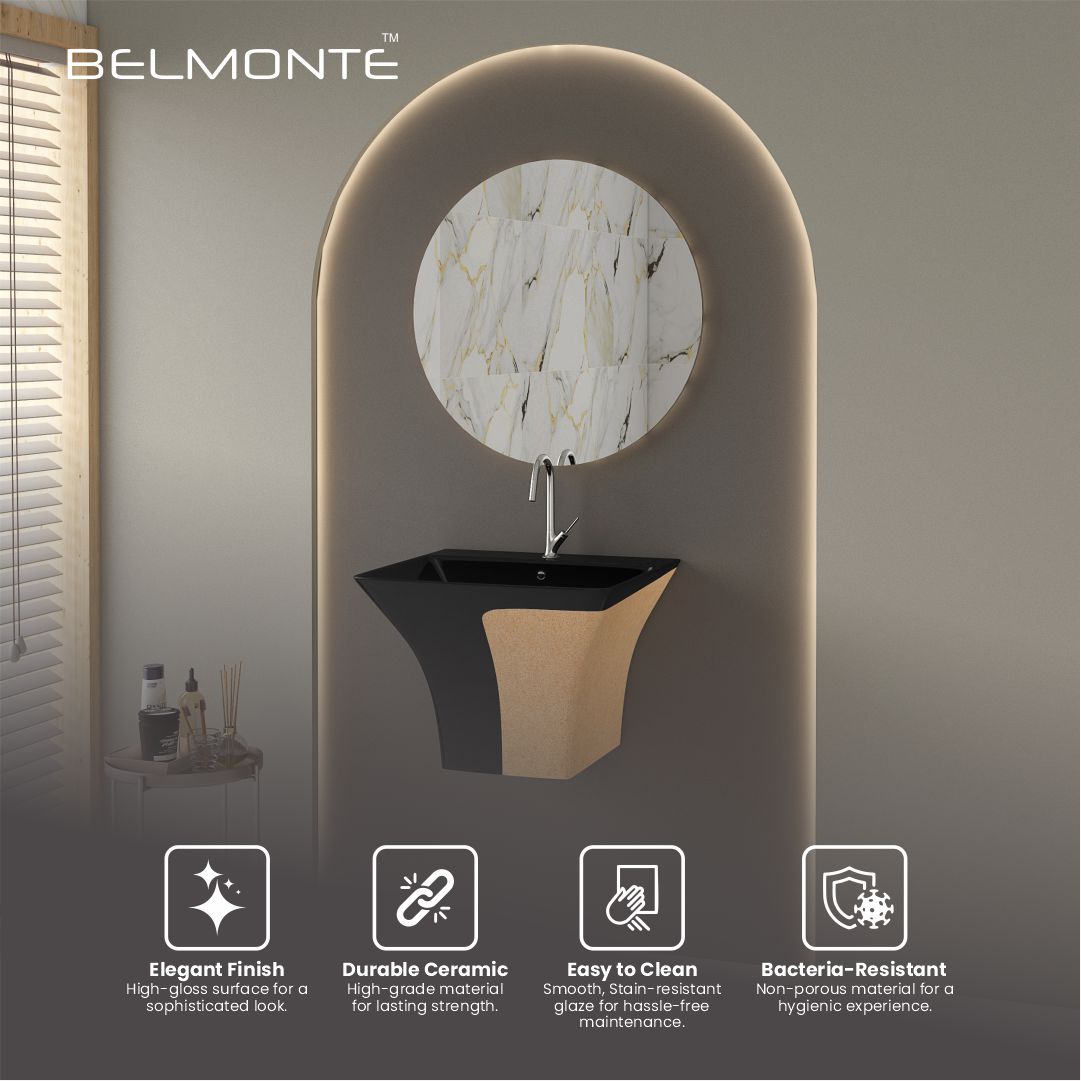 Designer One Piece Half Basin (Cubix 40)