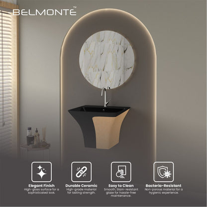 Designer One Piece Half Basin (Cubix 40)